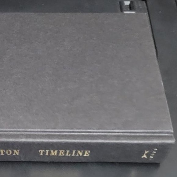 Timeline Michael Crichton 1st First Edition 1999 Hardcover Hardback Book - Picture 6 of 16